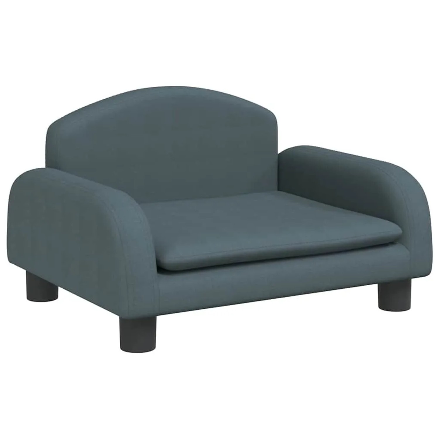 vidaXL Kindersofa Dunkelgrau 50x40x30 cm Stoff 3196370