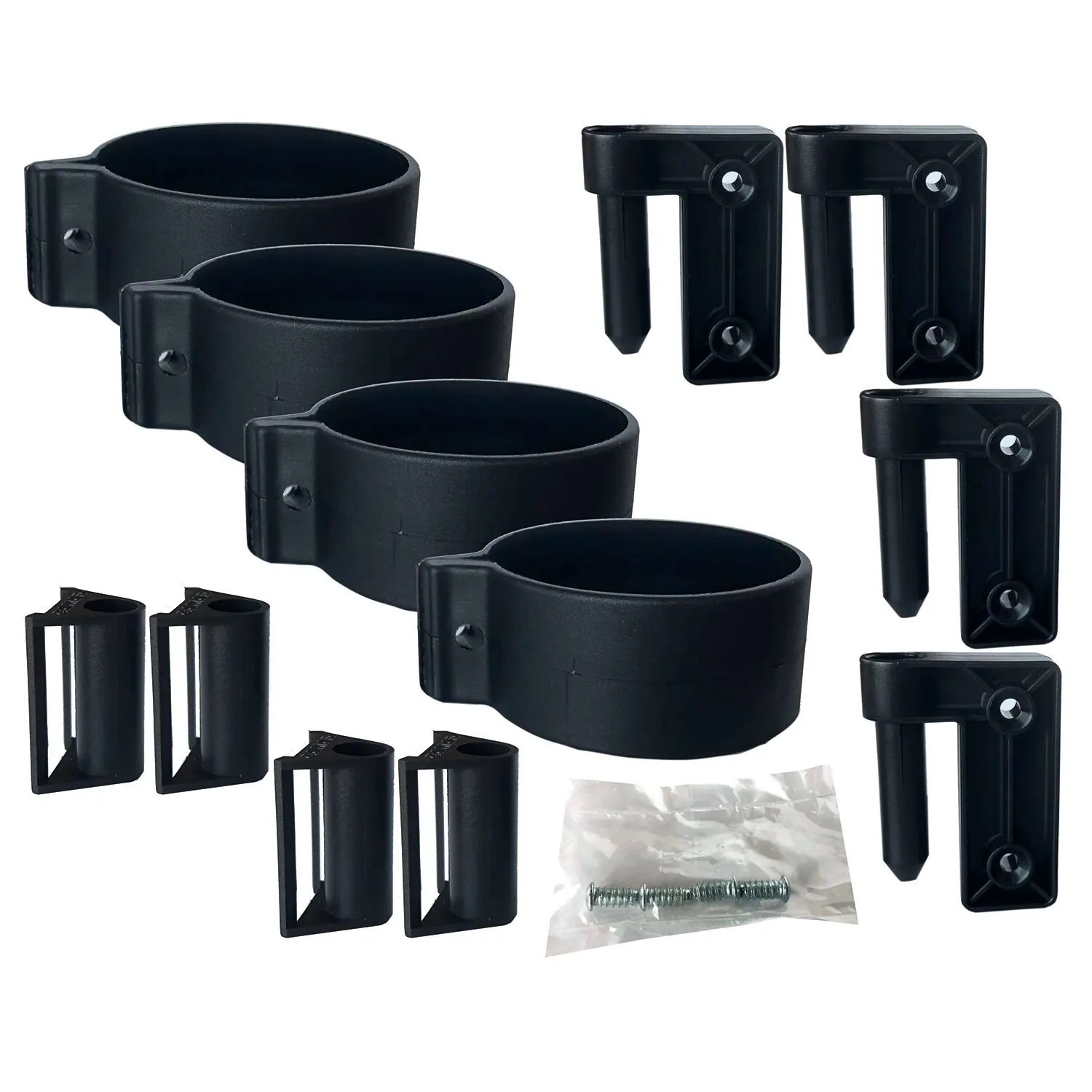 vasalat Set Camar Modesty Halterung für Tischfüße Ø 60 mm Kunststoff Schwarz 4 Stück