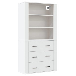 vidaXL Highboard Weiß Holzwerkstoff 3185391
