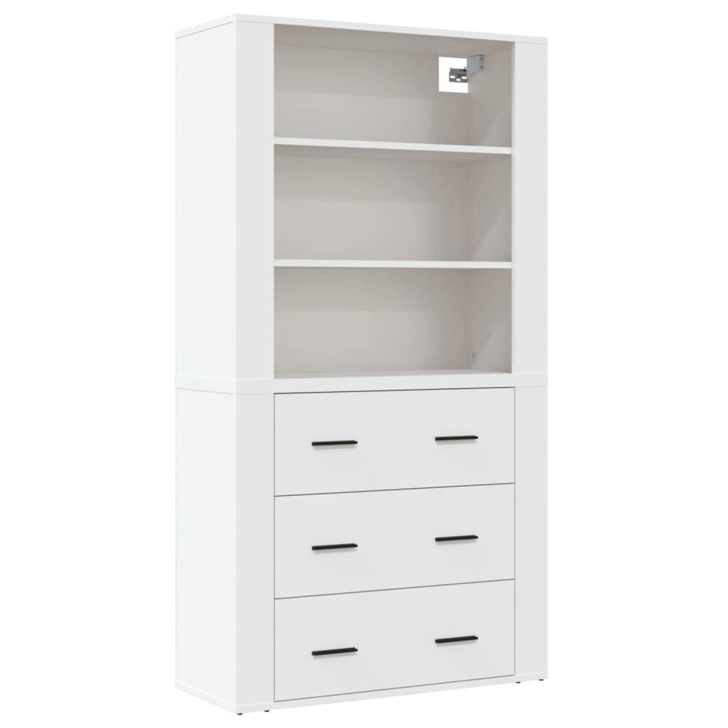 vidaXL Highboard Weiß Holzwerkstoff 3185391