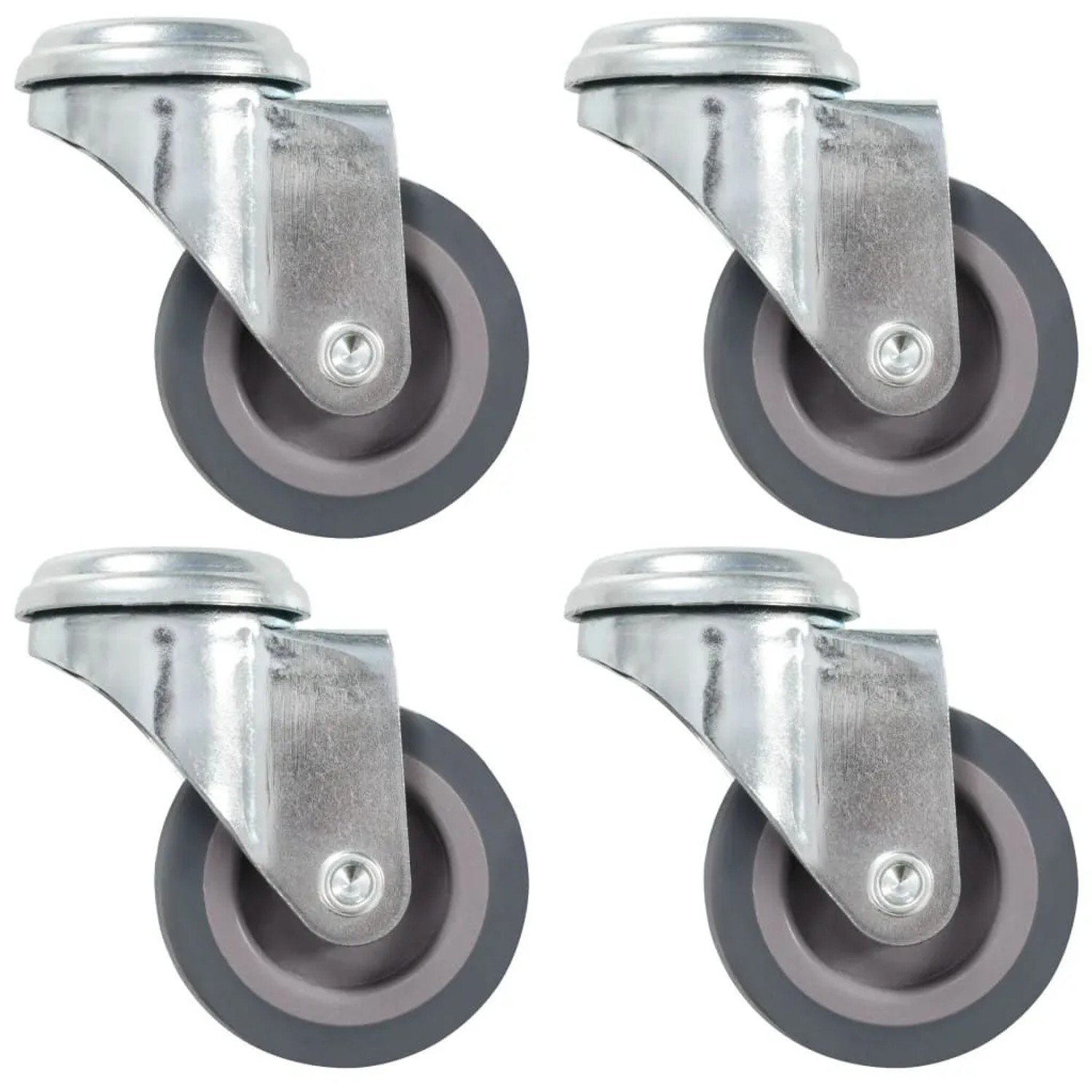 vidaXL Lenkrollen mit Bolzenloch 4 Stk 50 mm 143422