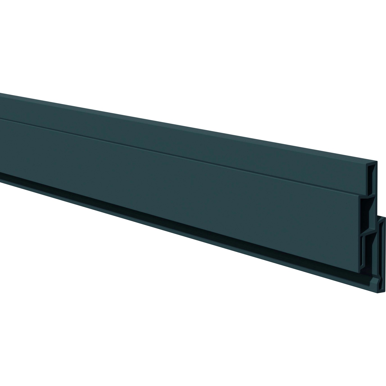 T & J Steckzaun-Dekorleiste Lightline Anthrazit 17 mm x 25 mm
