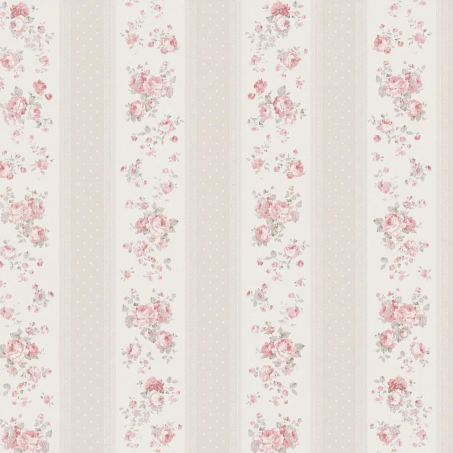 Tadessi Tapete Floral M1-No.4284 Vliestapete in Weiß
