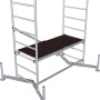 Krause ClimTec Grundgerüst mit Plattform, Arbeitshöhe 3 m, ideal für Innenausbau.