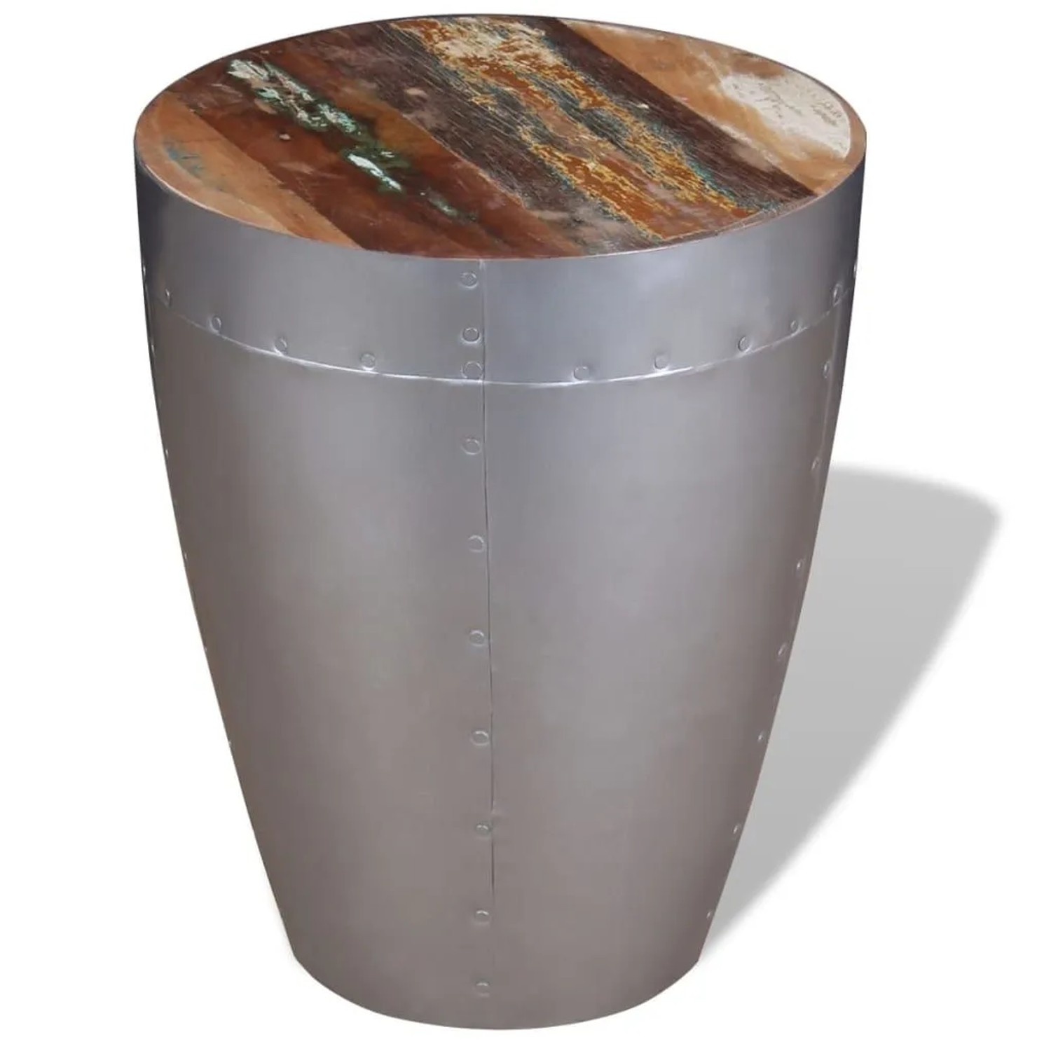 vidaXL Sitzhocker Retro-Industrie-Design Altholz 244243