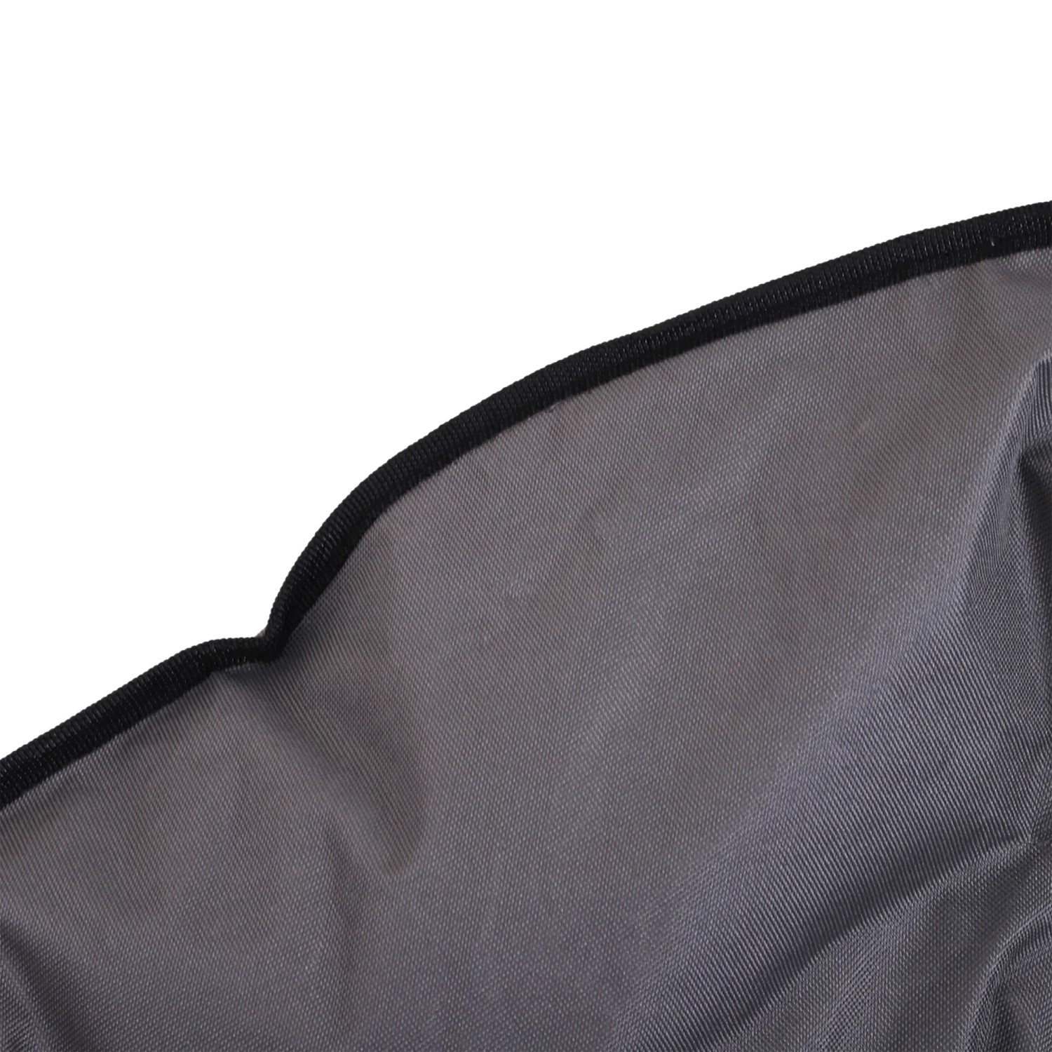 Detailansicht: Grauer Outsunny Campingstuhl aus Metall und Polyester.