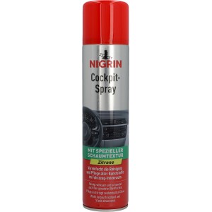 Nigrin Cockpit-Spray Zitrone, 400ml Dose für die Autopflege.