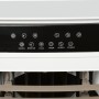Luftkühler 60 l, weiß-braun, mit LED-Display und Bedienelementen. Ideal zur Kühlung von Innenräumen.