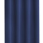 Blauer Ösenschal Blackout Mia, 245x140 cm, lichtundurchlässiger Fenstervorhang.