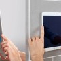fischer Vakuum Klebepads: Tablet-Befestigung an Wandfliesen, 2er-Set selbsthaftende Pads.