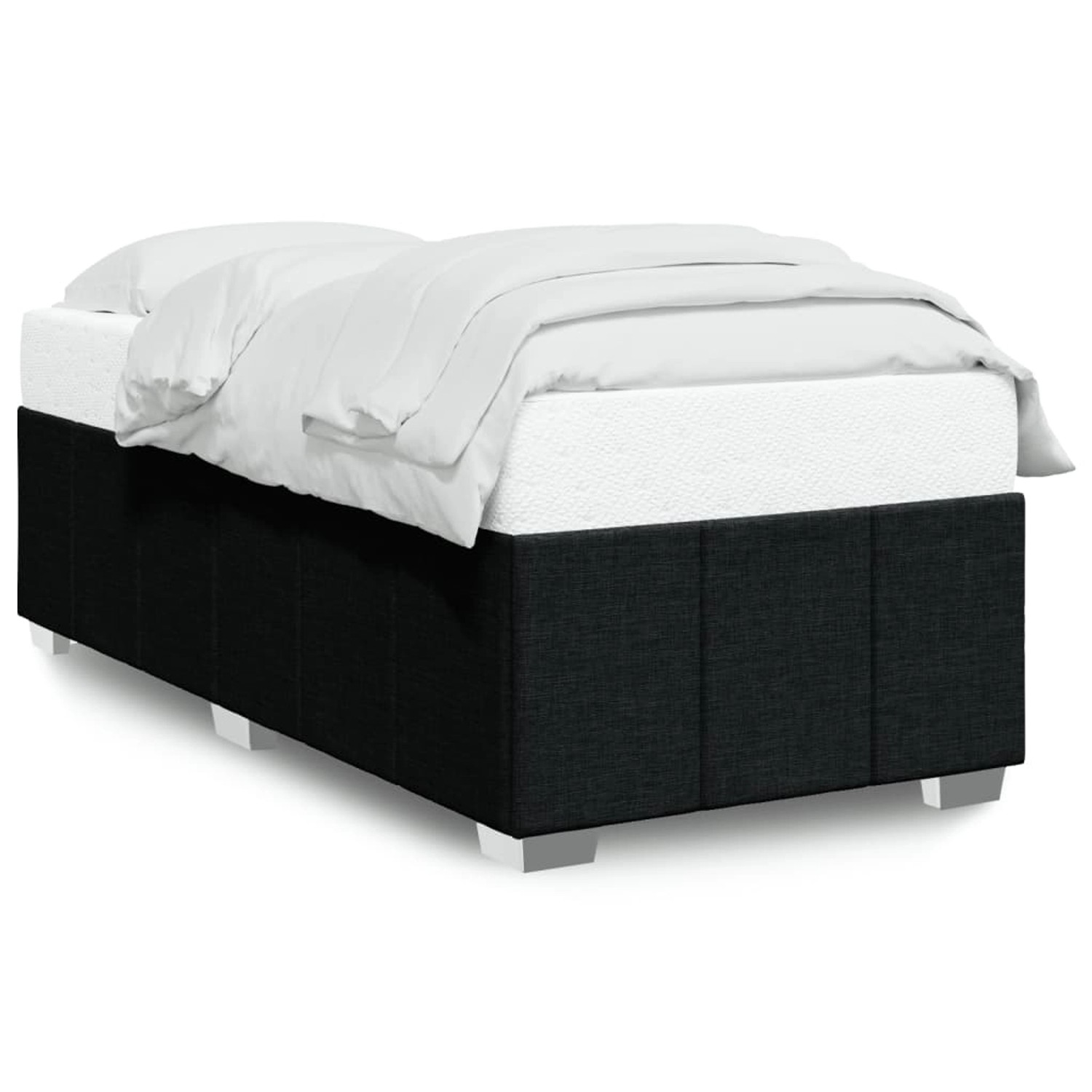 vidaXL Bettgestell ohne Matratze Schwarz 80x200 cm Stoff 3284792 günstig online kaufen