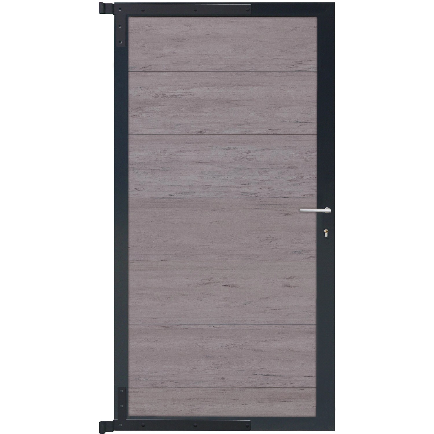 GartenLand Steckzauntor Ameland ca. 90 x 175 cm WPC Sand-Multicolor Alumini günstig online kaufen