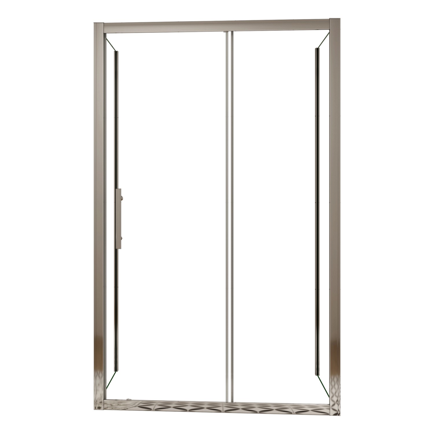 AICA U-Duschkabine 100x190cm Schiebetür mit 80cm 2xSeitenwand Duschtür Ecke günstig online kaufen