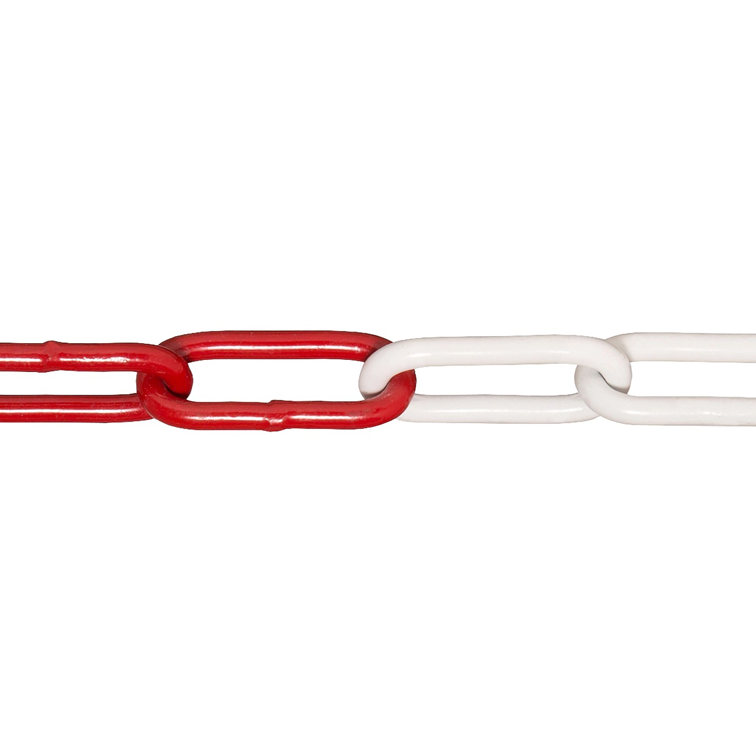 Conacord Schweißkette Form C Stahl Ø 6 mm x 42 mm Rot-Weiß Meterware