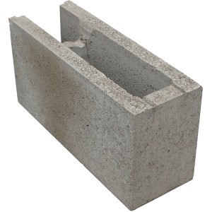 Grauer Schalungs-Randstein, 30 cm tief, als Mauereinfassung im 2er-Set.