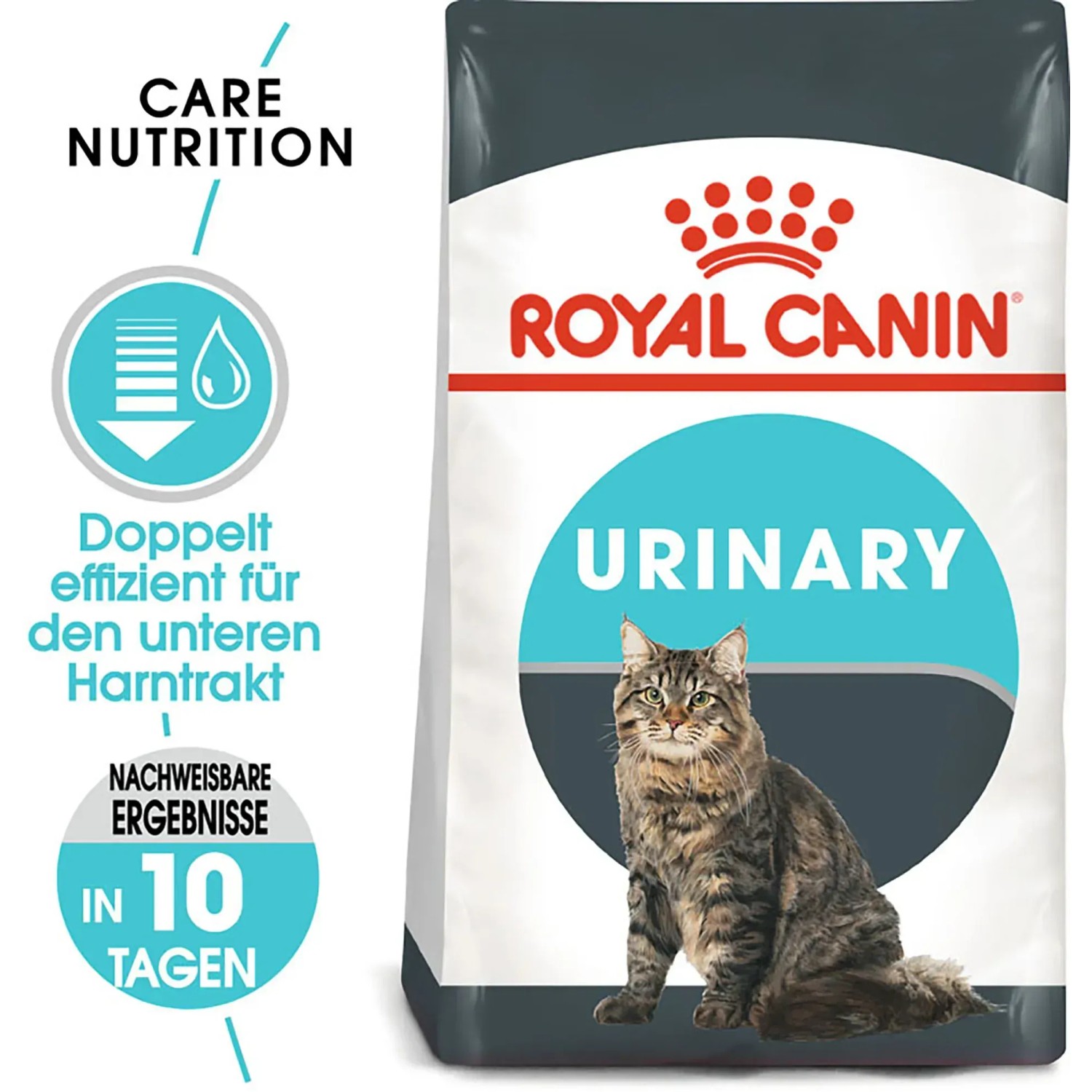 Royal Canin Urinary Care Katzenfutter, Trockenfutter für gesunde Harnwege, 2kg Packung.
