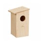 Relaxdays Nistkasten Kiefernholz Natur Aufklappbar 25,5 cm x 15 cm x 16 cm 0,7 kg