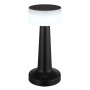 Dimmbare Globo LED-Tischleuchte Angelika, schwarz matt, 21,5 cm hoch.