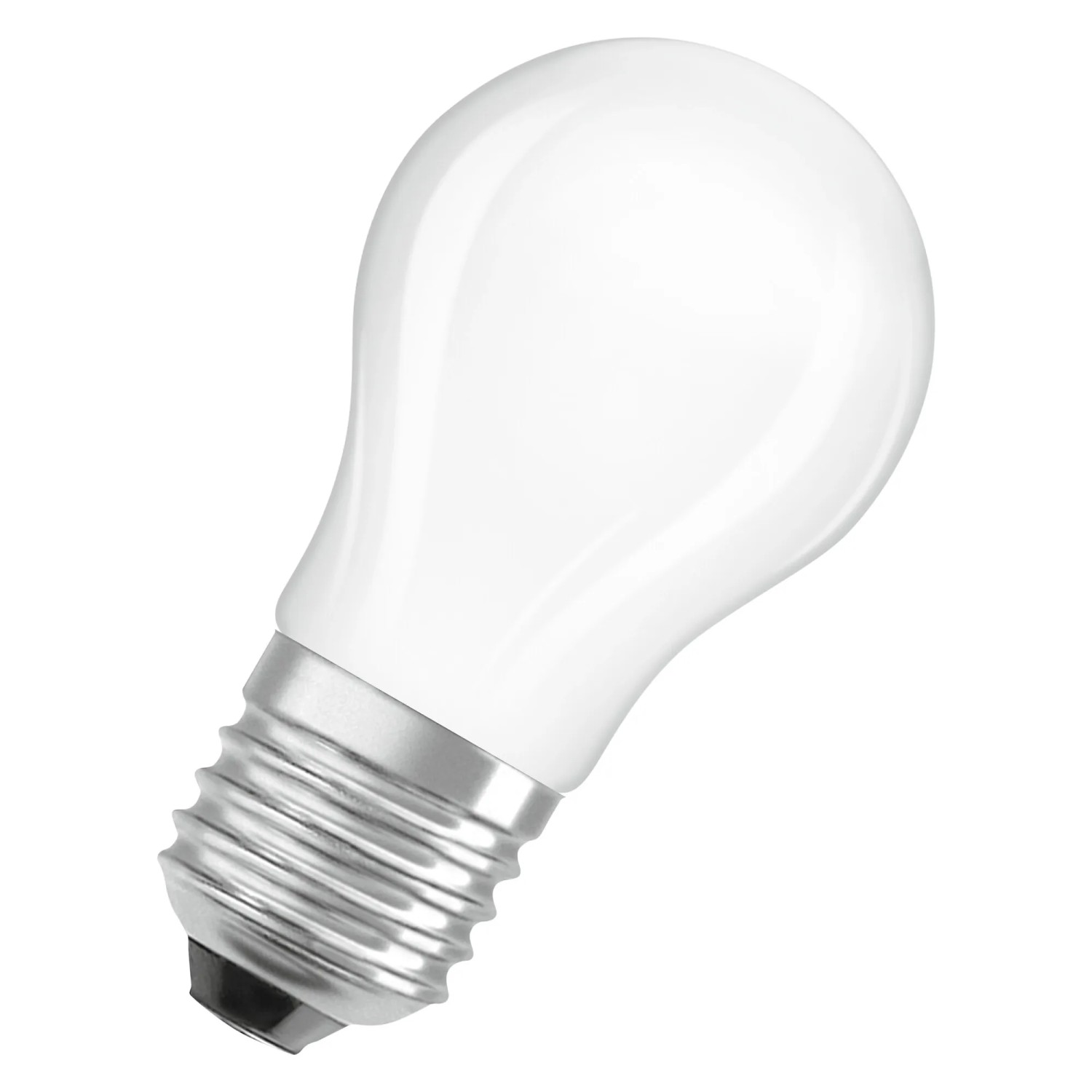 Osram LED-Leuchtmittel E27 Tropfenform, 3,4W, warmweiß, matt.