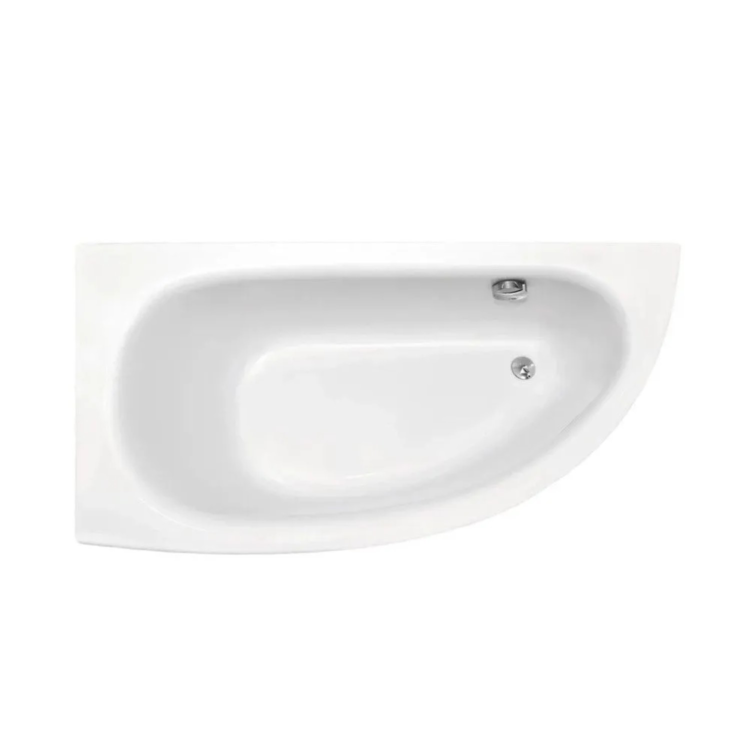 Bad Land Eckbadewanne 150x70 Links mit Styroporverkleidung inkl. Ablauf & Füße
