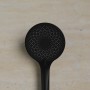 Schütte Handbrause Capri, schwarz matt, mit Antikalk-Noppen und 3 Strahlarten.