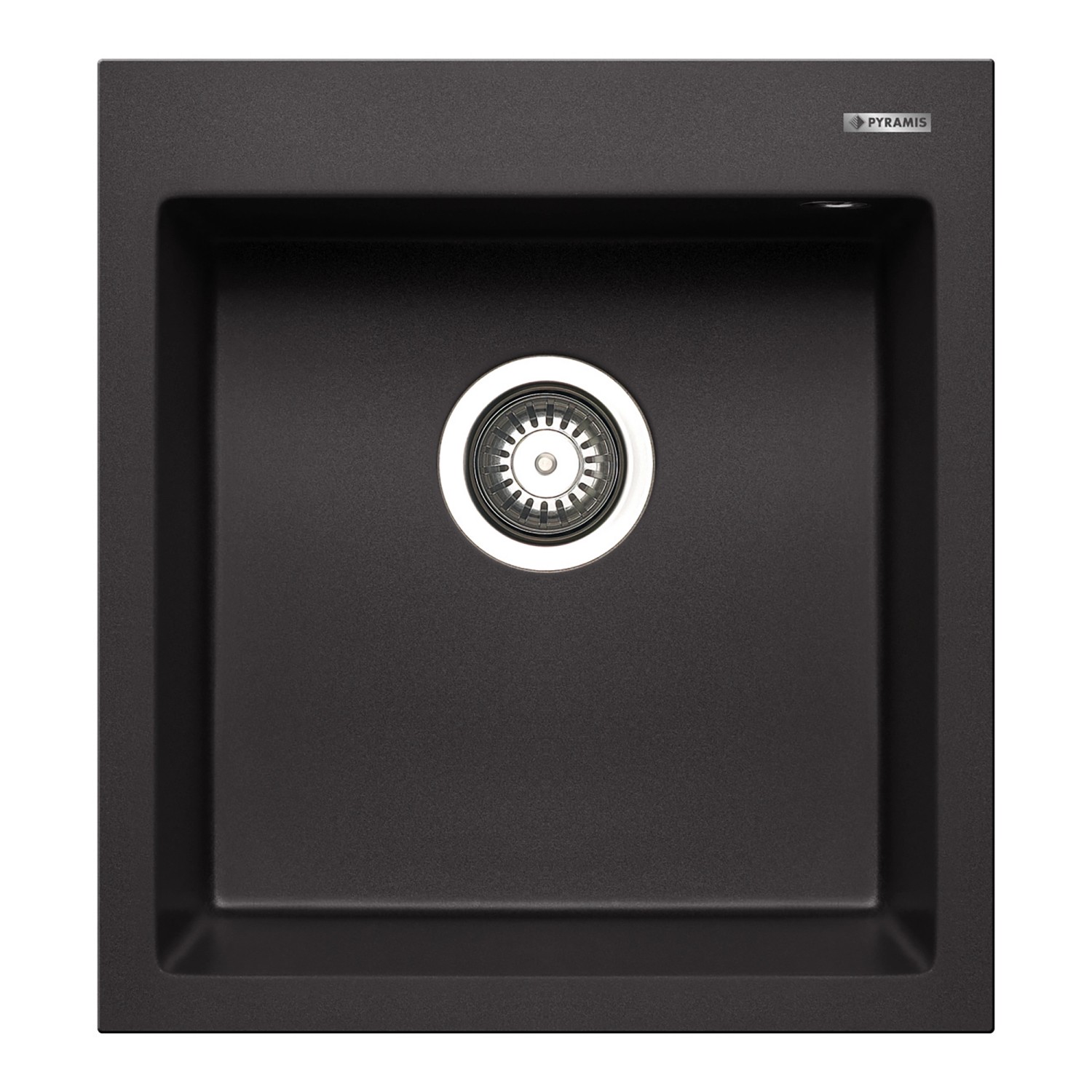 Pyramis Pyragranitespüle Istros 1B 46 cm x 50 cm Volcano