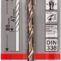 Bosch Metallbohrer Pro HSS-Co 4,5mm, geeignet für Stahl, Edelstahl, Grauguss. Spiralbohrer nach DIN 338.