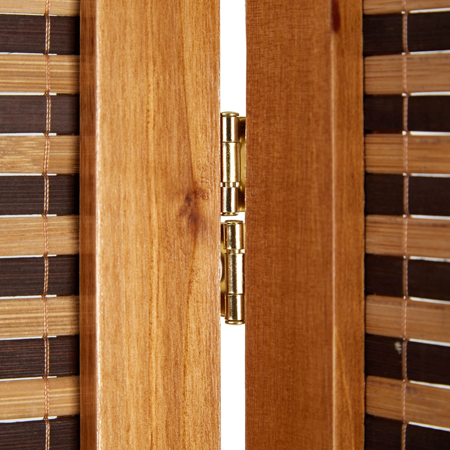 Homestyle4u Paravent 3-tlg. Sondergröße 200x120 cm in Braun cm 873_8