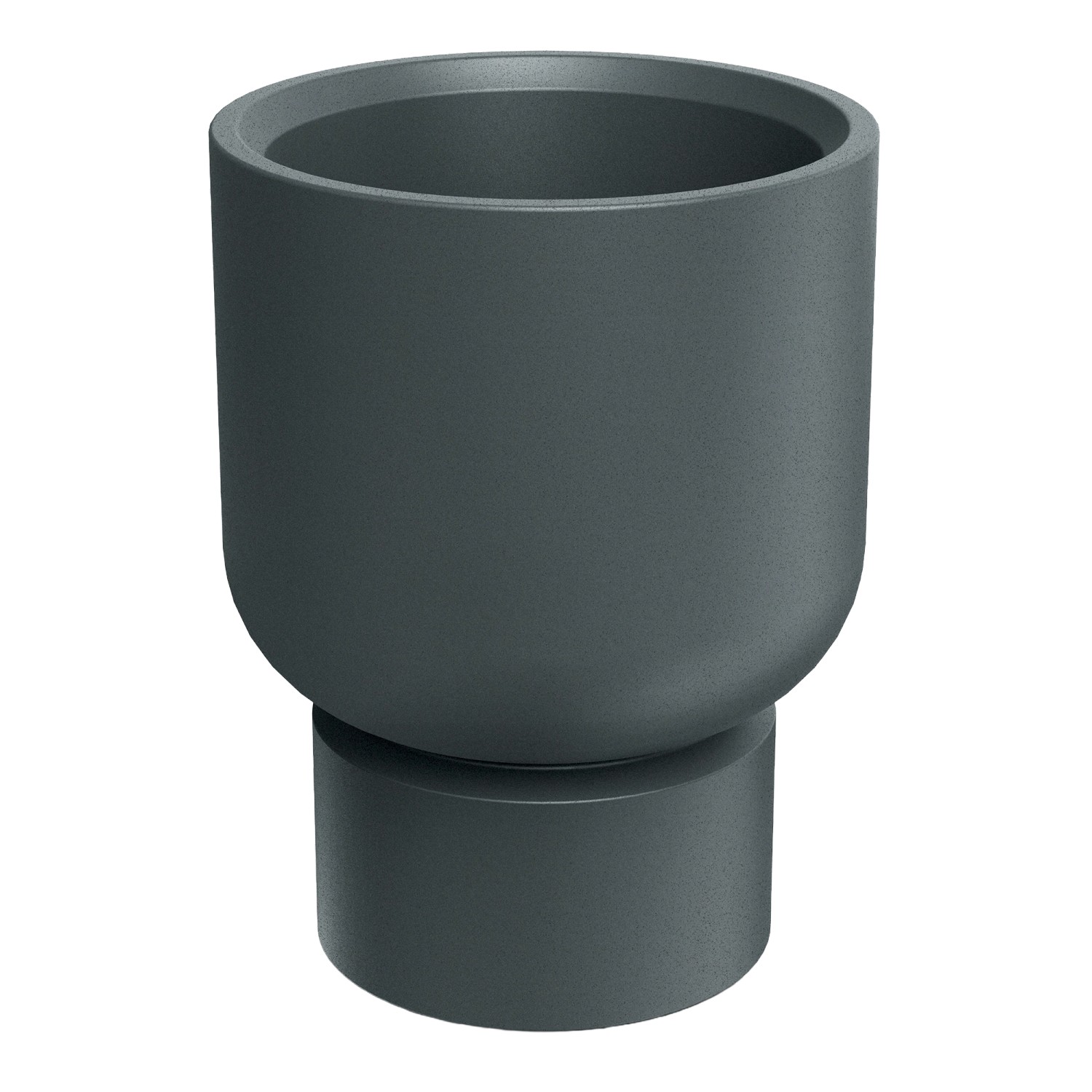 Prosperplast Blumentopf Molta Base Mittel Ø 40 cm x 51 cm Graphit