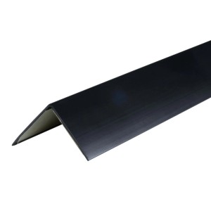 Schwarzes Dalsys PVC Winkelprofil selbstklebend. Robustes Eckprofil für Kantenschutz an Ecken und Kanten.