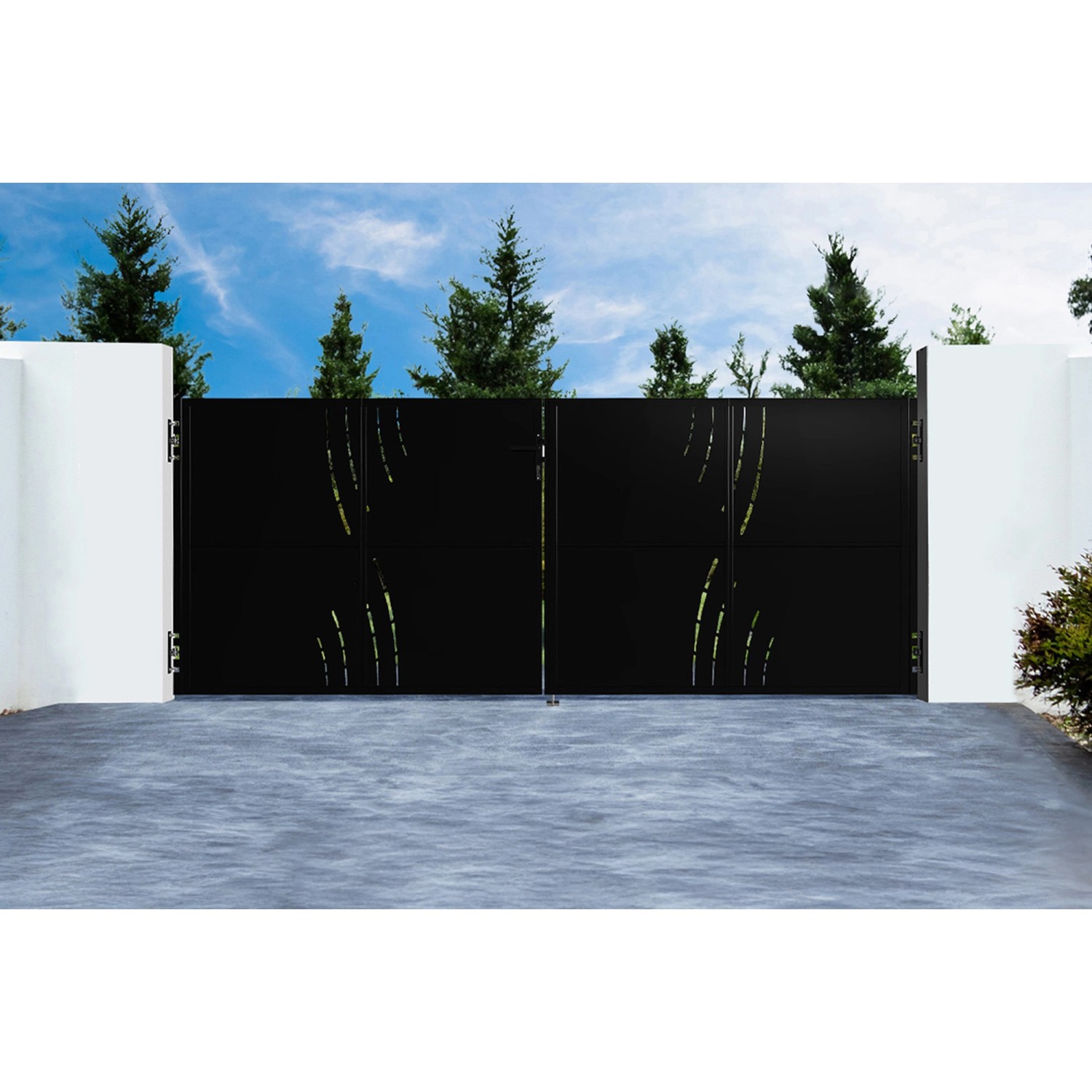 Casanoov Nali Veleta Drehtorpaket 3 5X1 4M & Tor H 140Cm Schwarz günstig online kaufen