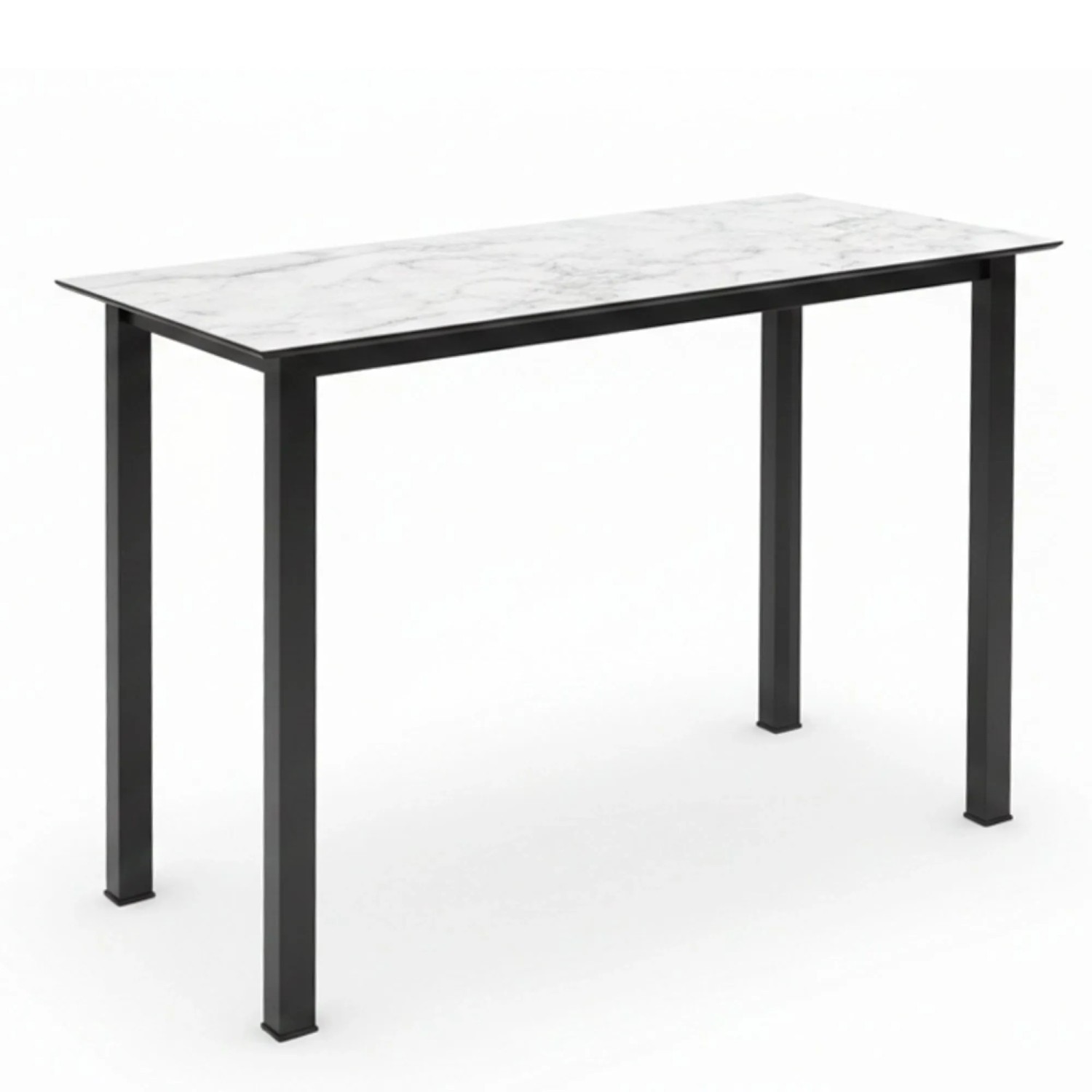 Kettler Bartisch Stehtisch Alu Gartentisch 140x70cm H 96 Cm Anthrazit HPL Platte