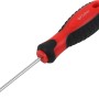 Schraubendreher PZ0 x 60 mm mit rot-schwarzem 2-Komponenten-Griff.