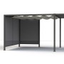 Siena Garden Sichtblende für Pergola Schattenmanufaktur, 150x210 cm, anthrazitfarbener Wind- und Blendschutz.