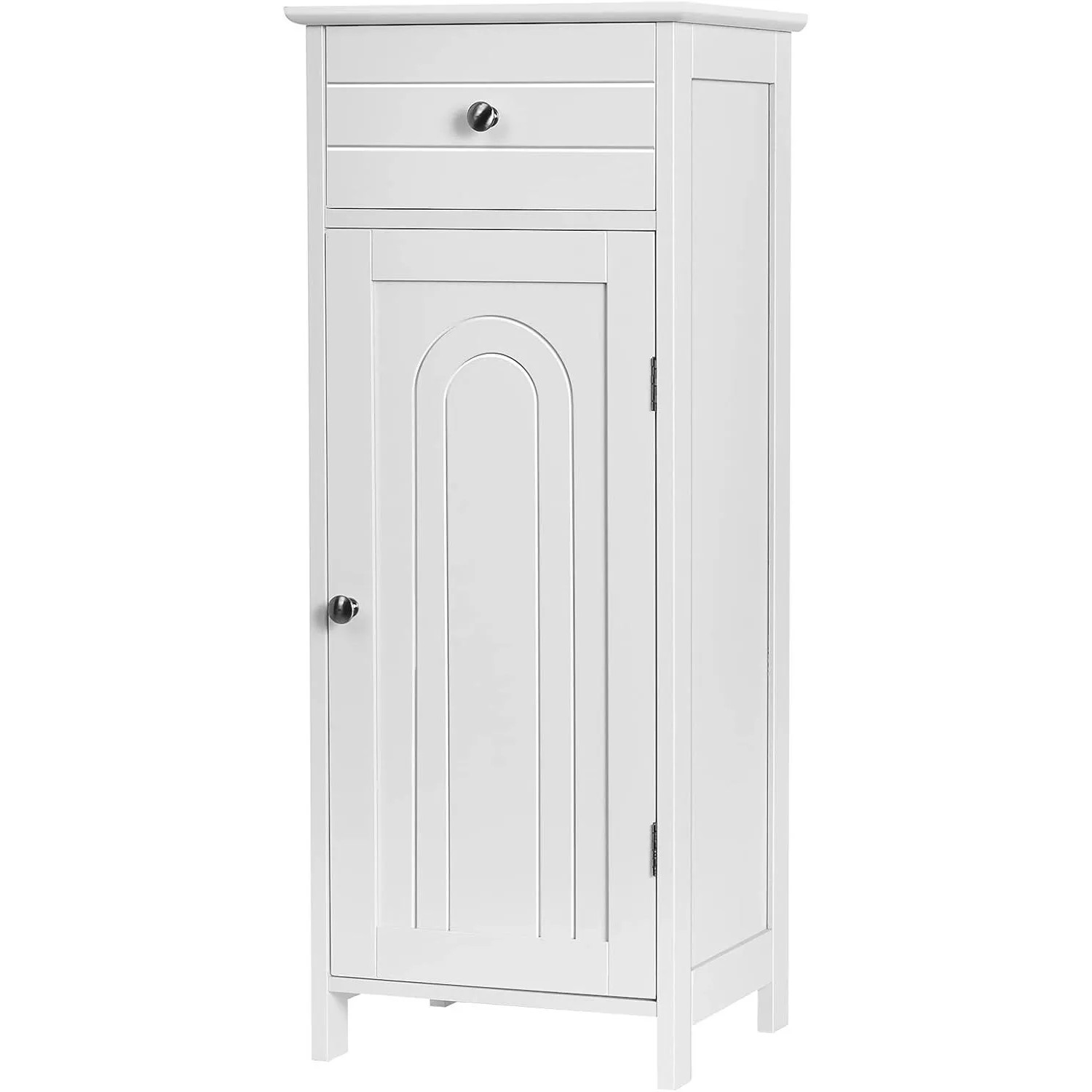 Costway Badezimmerschrank Schmal Weiß 35 x 30 x 88 cm günstig online kaufen