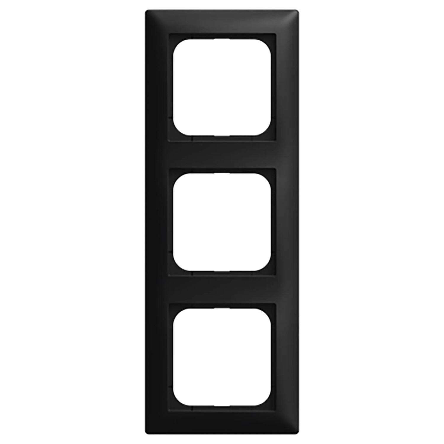 Busch-Jaeger Abdeckrahmen 3-Fach Balance SI Schwarz Matt