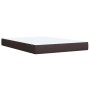 Boxspringbett Matratze, dunkelbrauner Stoff, 160x200 cm. Bequeme Schlafunterlage für erholsame Nächte.