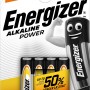 Energizer Alkaline Power AAA Batterien, 4er-Pack. Micro-Batterien für Geräte des täglichen Gebrauchs.