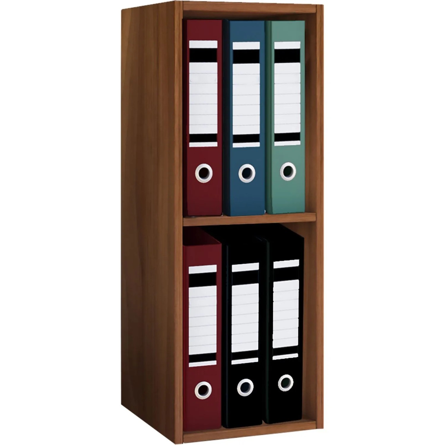 VCM Büroregal & Bücherregal Offas Kern-Nussbaum