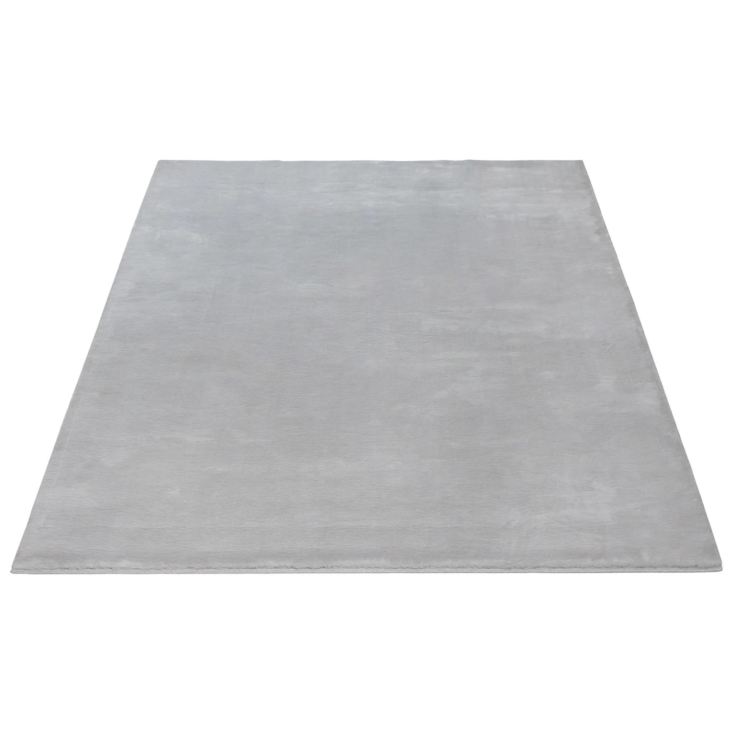 Floornovo Kurzflor Teppich Nr. 280 Grau Einfarbig 200 x 140 cm günstig online kaufen