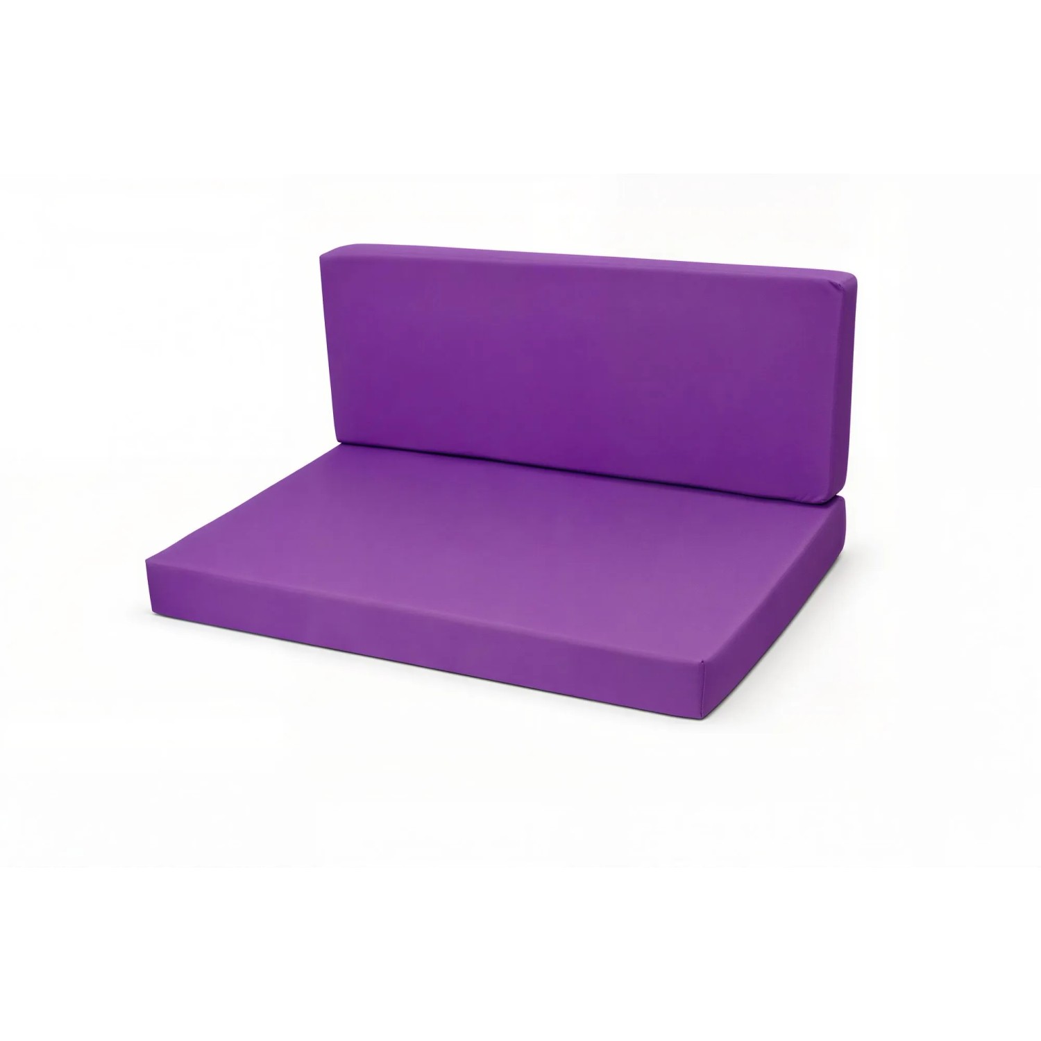 Setgarden Flat Set Palettenkissen 120x50x10cm Sitzkissen + Rückenkissen 120x50x10cm 1tlg Violett