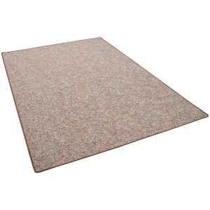 Brauner Snapstyle Schlingenteppich Memory Meliert, 80x320cm. Kurzflorteppich mit melierter Optik.