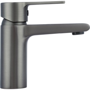 Waschtischarmatur Bisenzio Einhebel in Gunmetal für moderne Badezimmer.