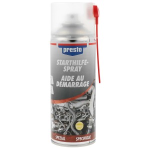Presto Starthilfe-Spray, 400ml Dose für schnelle Motorstarts bei Kälte.