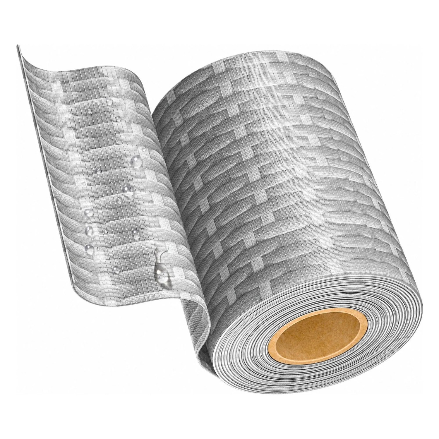 KESSER PVC Sichtschutzstreifen für Doppelstabmatten 35 m Rattan Grau