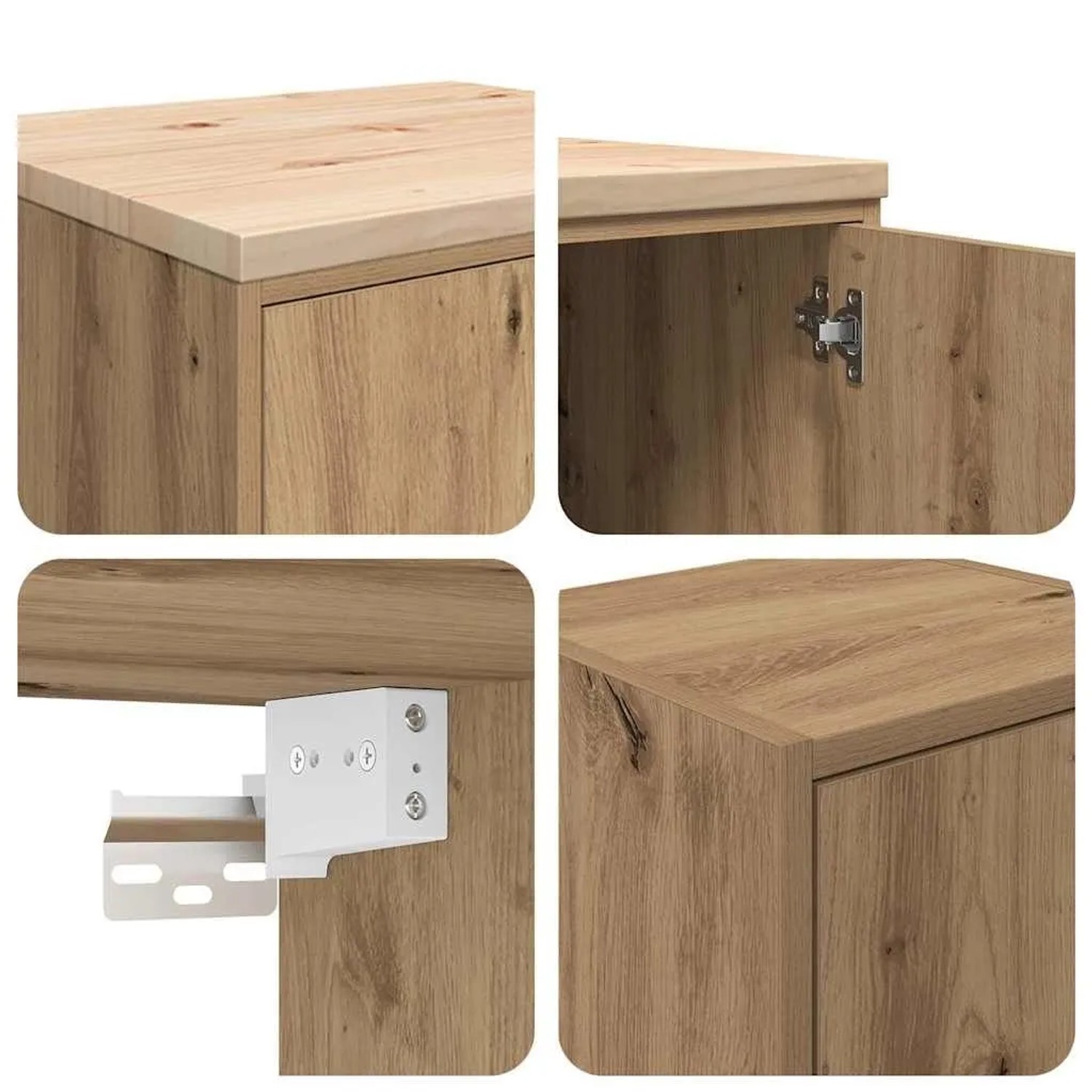 vidaXL Garagenschränke 6 Stk Artisan-Eiche Holzwerkstoff 3328349_13