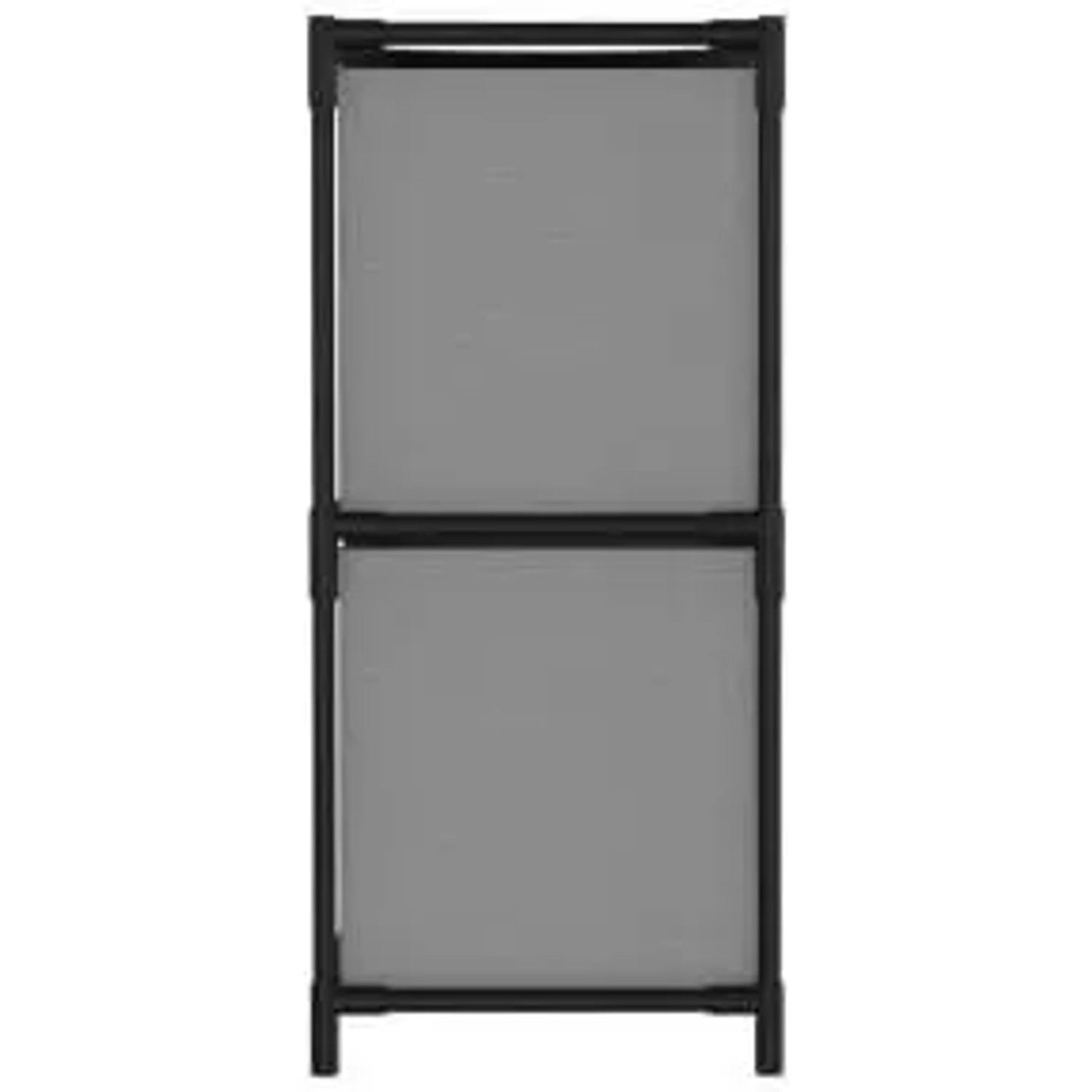 vidaXL Kommode mit 4 Körben aus Stoff Grau 63×30×71 cm Stahl günstig online kaufen