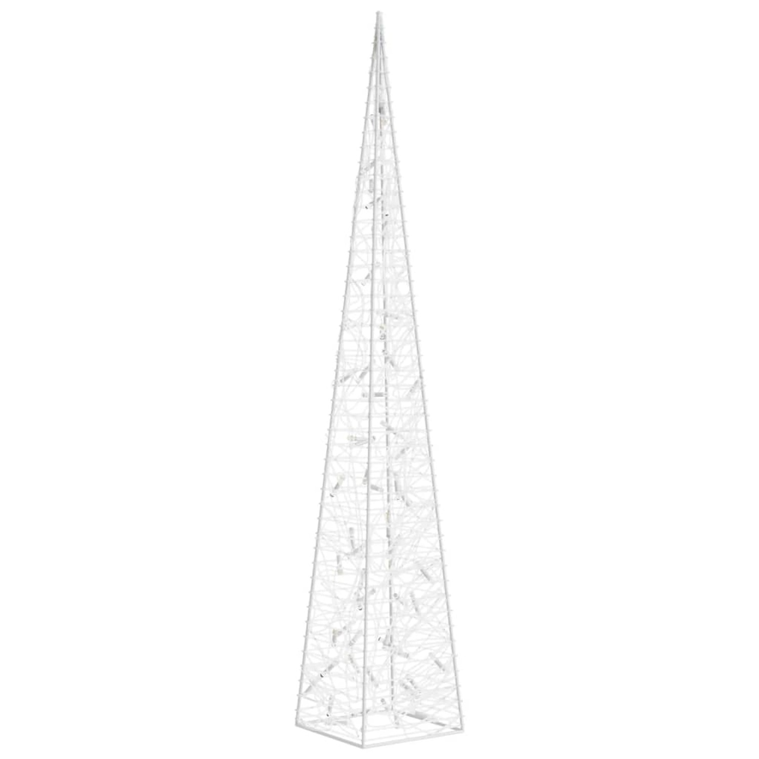 vidaXL LED-Leuchtkegel Acryl Deko Blau 120 cm 328965