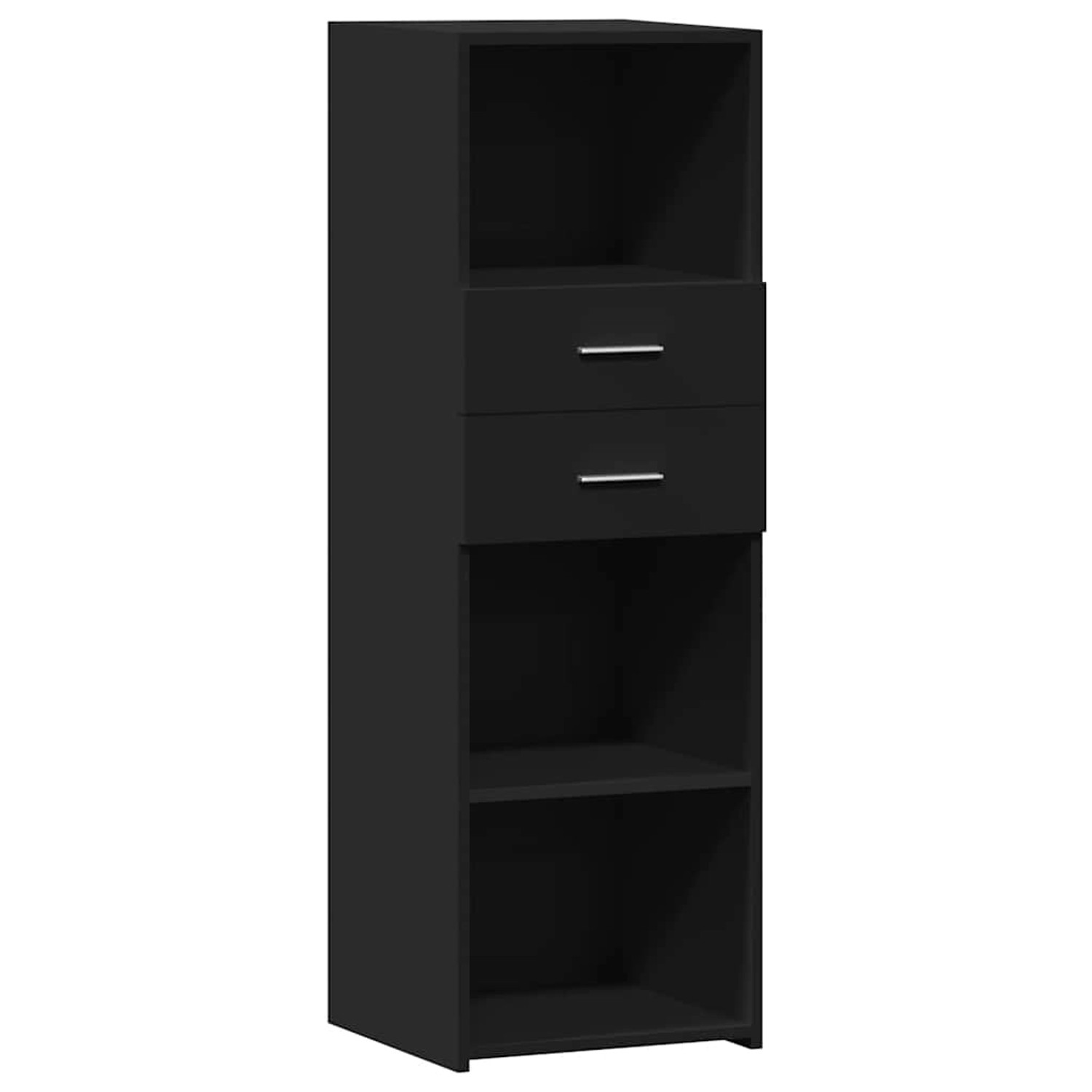 vidaXL Highboard Schwarz 40x42,5x124 cm Holzwerkstoff 846160