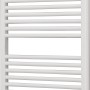 Weißer Ximax Badheizkörper Tip mit Mittenanschluss, 764x600 mm, 423 Watt.
